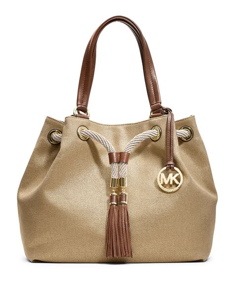 michael kors canvas bags|Michael Kors large canvas tote.